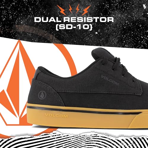 Image of Volcom True Men's, Comp Toe, SD, Slip Resistant, Skate Style, Work Shoe