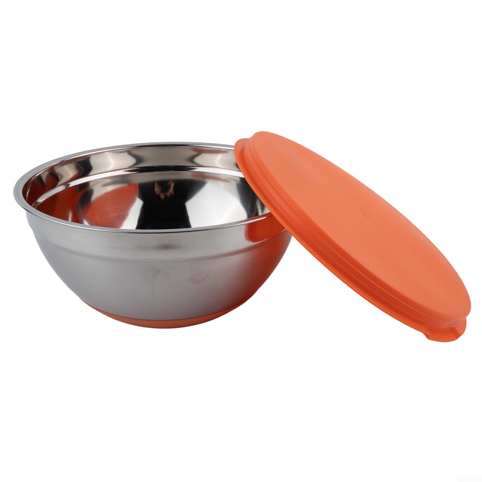 Saladier en acier inoxydable - 20 cm - Passe au lave-vaisselle - Argent (30
