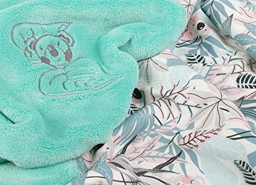 Kaarsgaren Manta para cochecito de bebé, manta ligera para bebé, de doble capa, 70 x 100 cm Cover