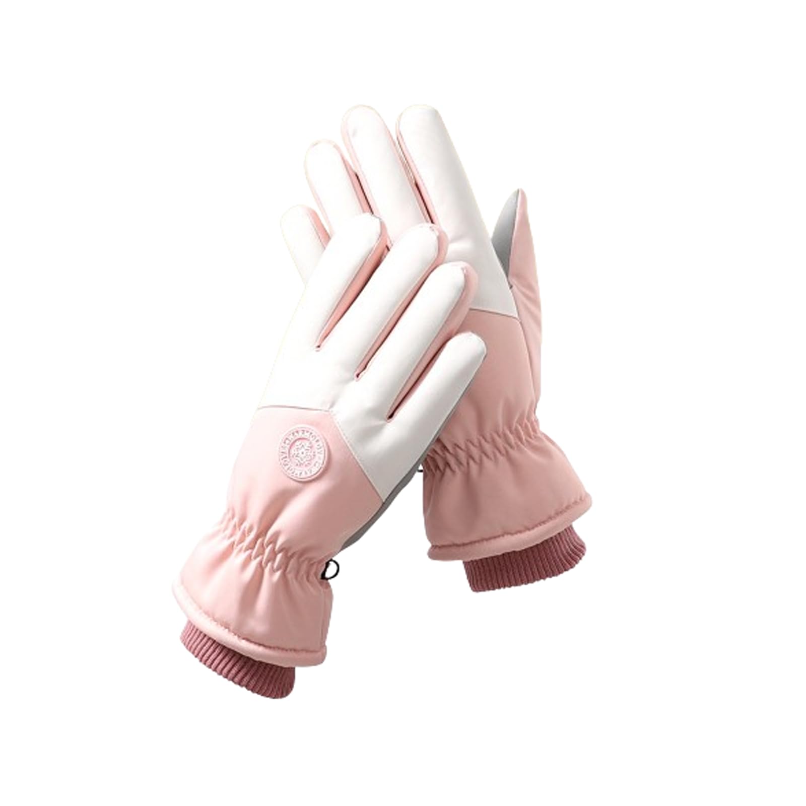 Guanti da Sci Invernali Unisex, Guanti Touch Screen Impermeabili Caldi da Donna con Dita Intere, Guanti da Sci per Sport all'Aria Aperta