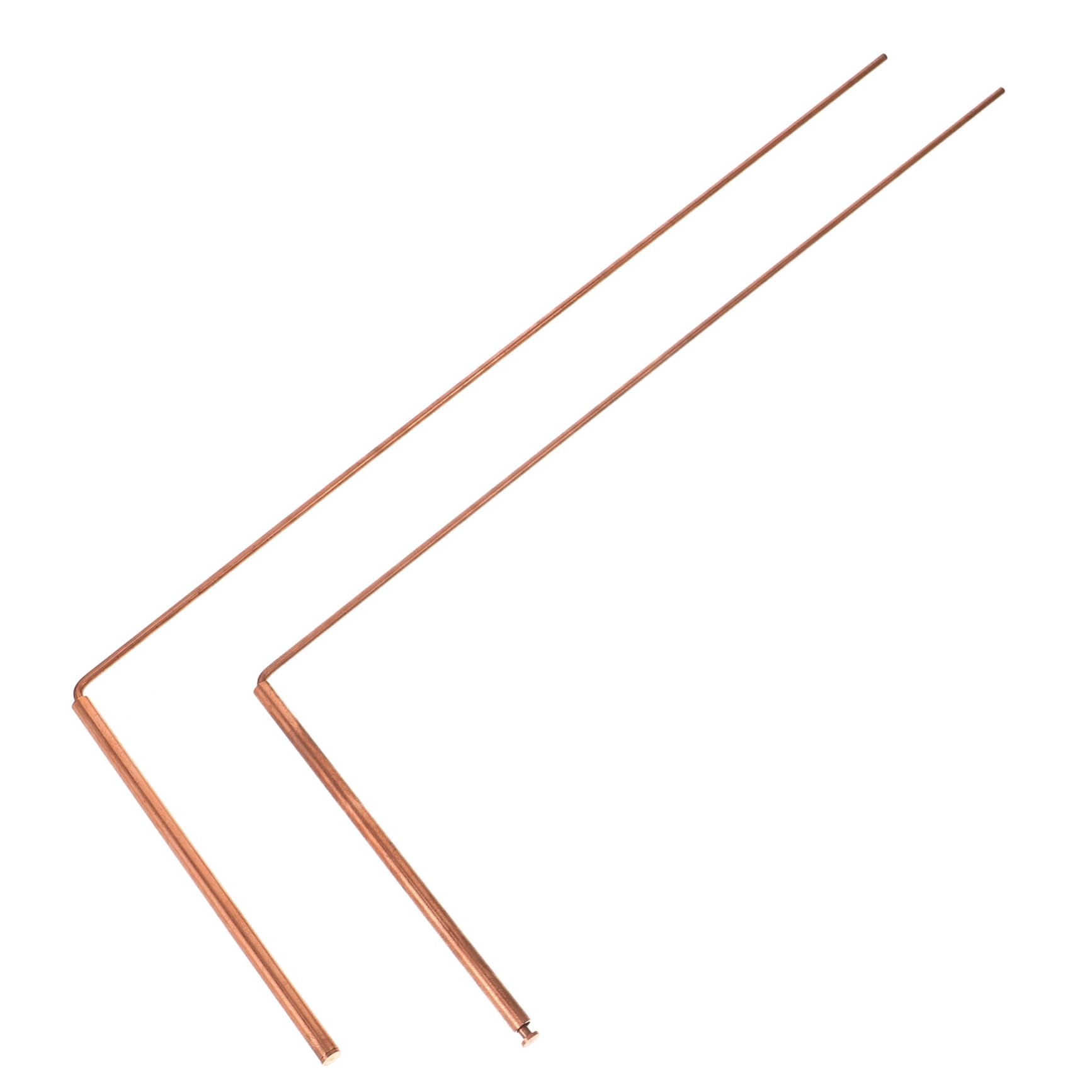 FUNOMOCYA 2pcs Rod Dowsing Tool Outdoor Diving Rods Portable Dowsing Rods Golden Brass