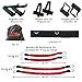 Full Body Resistance Bands for Boxing, MMA Training - 150 lbs Punching Bands for Home Workouts (Red)