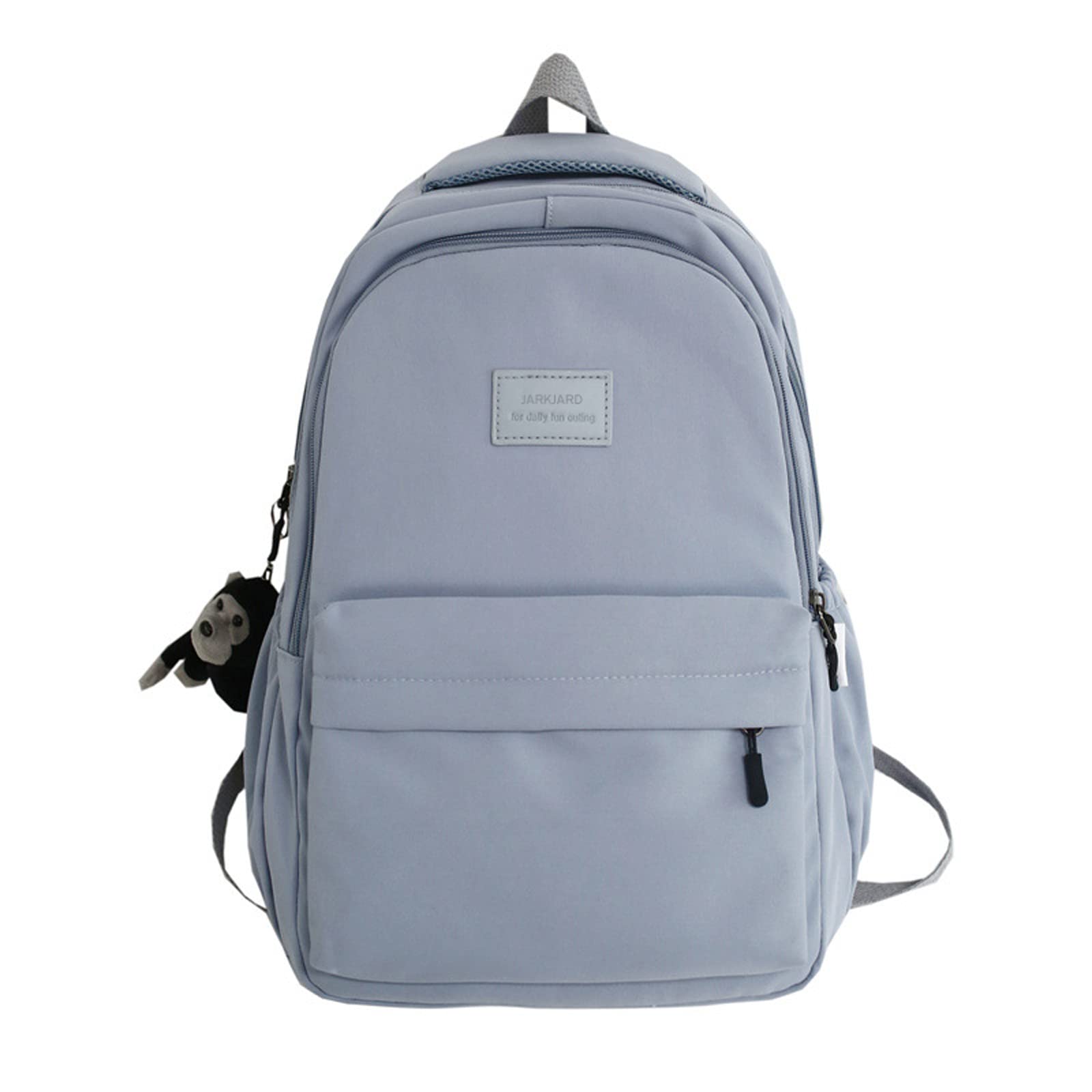 Blue Aesthetic Backpack for School College Large Capacity Student