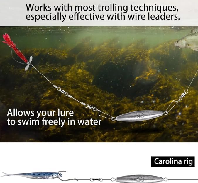 Torpedo Fishing Sinkers 16oz - 10 Pieces (Lead, Fishing Weight, Double Ring Good for Salt and Fresh Water)