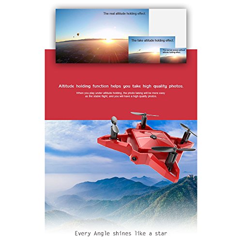 Wlgreatsp Drone Pieghevole S11 con Telecamera WiFi...