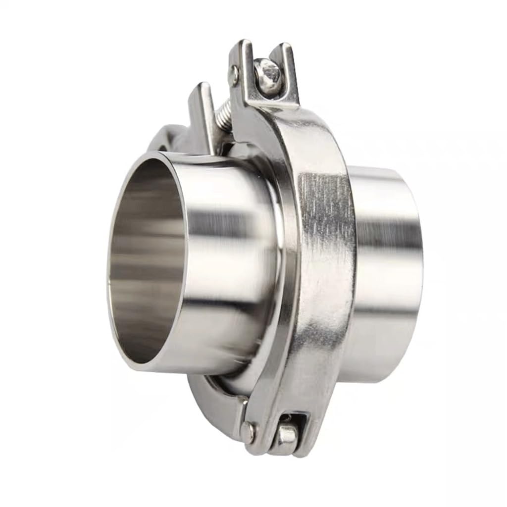 raccord de serrage en acier inoxydable, Raccords de tuyauterie SS304, paquet 4, 1,5 à 6,25 pouces(25mm X OD 50.5mm)