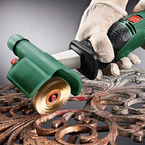 Bosch Messingbeschichtete Drahtbürste (Ideal zum Entfernen von Rost und Reinigen von Metalloberflächen, 18 mm Breite)