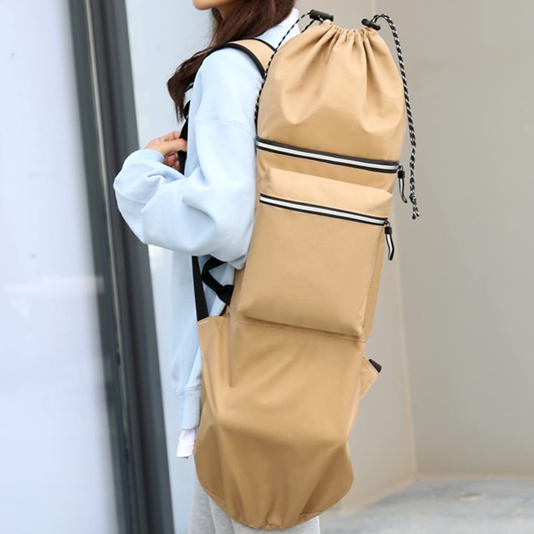 Sac à bascule double pour skateboard surf longboard portable