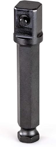 Rauckman Utility Product Impact Adapter - Extensión cuadrada de 12 pulgada, tamaño hexagonal de 716 pulgadas, para tomas de impacto y juegos de