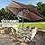 Toolsempire Outdoor Umbrella 10ft Patio Umbrella, Market Umbrella Picnic Umbrella with Crank & Strong Steel Ribs, Table Umbrellas for Outside Patio, Deck, Beach, Backyard(Tan)