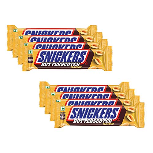 Image of Snickers Butterscotch Flavor Chocolates Valentines Day Gift Pack- 40 Gram Bar X Pack Of 8