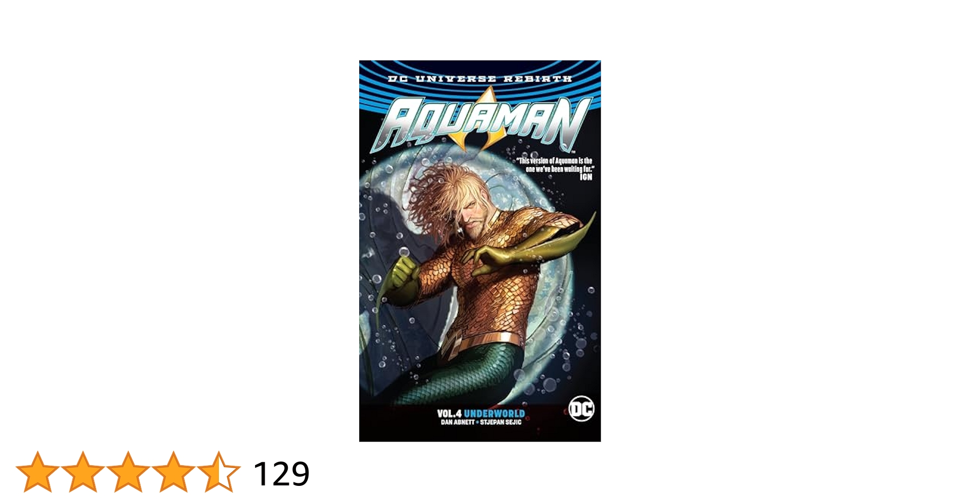 アメコミ・英語 全4巻セット アクアマン AQUAMAN Amazon.co.jp