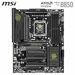 MSI MAG B850 Tomahawk MAX WiFi Motherboard, ATX - Supports AMD Ryzen 9000/8000 / 7000 Processors, AM5-80A SPS VRM, DDR5 Memory Boost 8400+ MT/s (OC), PCIe 5.0 x16, M.2 Gen5, Wi-Fi 7, 5G LAN - Image 2