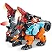 Vtech Switch & Go Dinos - Combo Triceratops - 2-in-1 Dino Car Toy Figure with Simm, Sound and Light Effects - Includes Triceratops Fact Card - for Children Aged 3-8 Years