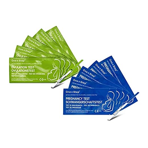 One Step® 15 x Tests d'ovulation en bandelette (20mIU/ml) + 5 x tests précoces de grossesse bandelettes (10mIU/ml)