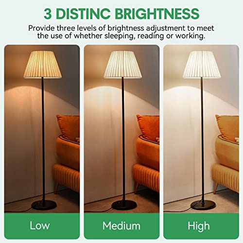 Geplad 4 Pack 3-Way Light Bulbs 30 70 100W Soft White 3000K Equivalent, Three Way Led Bulb 3/7/10W,400-1000-1400Lm A19 E26 Base Light Bulb #TOP1