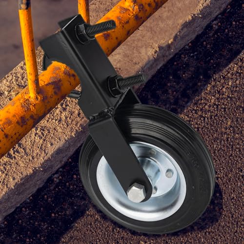Roue de portail robuste de 15 cm pour clôture et tube de 48 à 51 mm