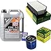 Produktbild Filter Set Inspektionspaket 5 Liter Liqui Moly Motoröl Top Tec 4200 5W-30 MANN-FILTER Luftfilter Ölfilter