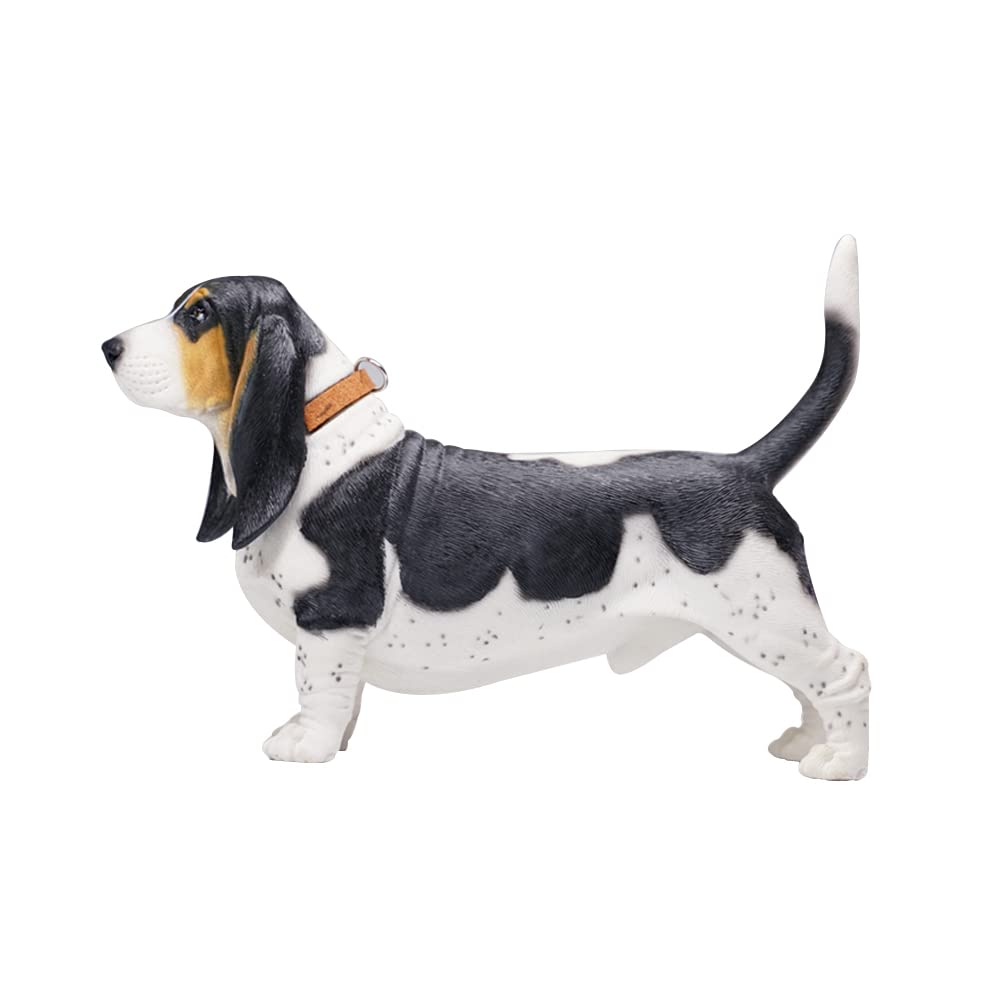 Chien Basset Hound AMITD JXK figurine très guérison au regard expressif