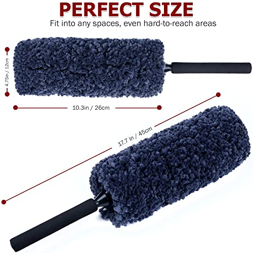 Car Duster Kit, Ultra Soft Microfiber Duster With Storage Bag, Unbreakable Handle, Lint & Scratch Free, Exterior Or Interior Use, Pollen Remover, Best Car Accessories For Cleaning Dasboard Suv Home #TOP1