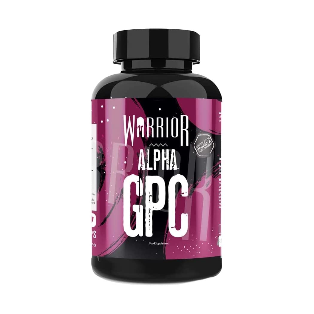 Warrior Alpha GPC - Acetylcholine - Choline Supplement - Nootropic Ingredients - for Stress Relief & Enhance Cognition - Flow State - 60 Capsules