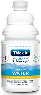 Thick-It AquaCareH2O Thickened Water 64 oz. Bottle Unflavored Ready to Use Honey Consistency, B452-A5044 - Case of 4