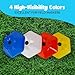 GSi Agility Training Hexa Cones - 20 Cones with 4 Colors Option - for Kids and Dog Training