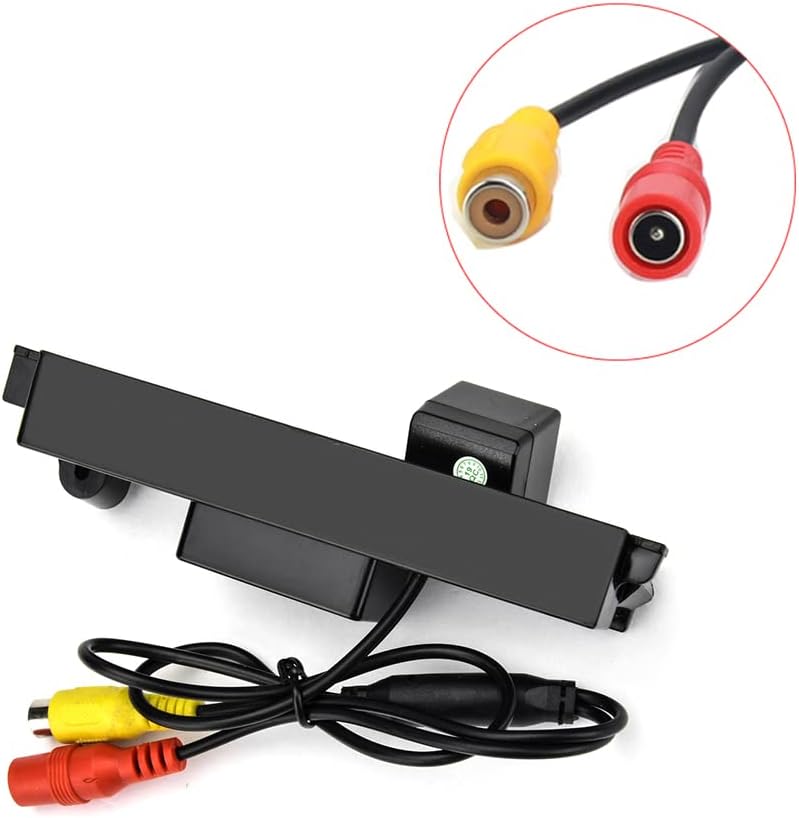 Vlicevrn HD Full Vehicle Car Rear View Camera Dynamic Trajectory Tracks Line Night Vision Backup Parking Camera for Toyota RAV4 XA30 / Toyota Vanguard XA30 2005~2012 (Spare Wheel On Door )