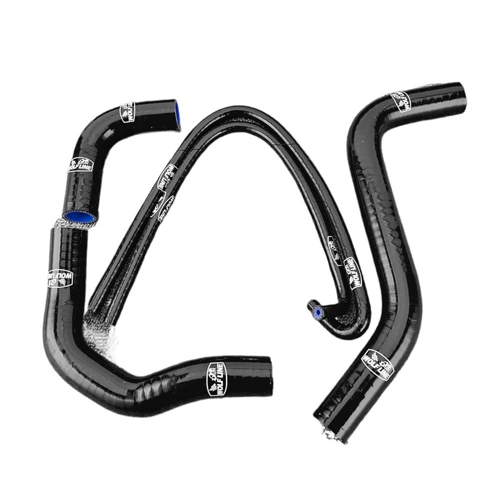 Kit de manguito de refrigeración de radiador de silicona for motocicleta, compatible con K Z900 2017-2024 2023 2022 2021 2020 2019 2018(Black)