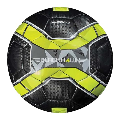 Franklin Sports Blackhawk Soccer Ball, Size 3, Black
