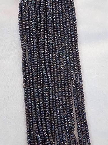 Spinel noir facetté 4mm : résolvez le manque d'éclat de vos colliers