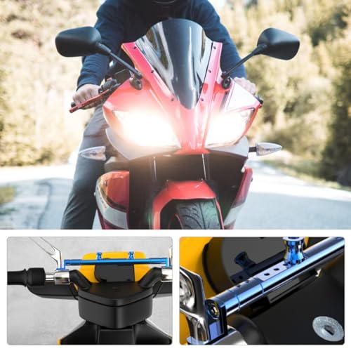 Barra de manillar de moto para evitar vibraciones en el soporte de extensión móvil