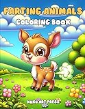 Farting Animals Coloring Book: Funny Coloring Book For All Ages