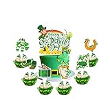 25pcs St. Patrick's Day Cupcake Topper Picks Boy girl Children Party Decoration St. Patrick's Day Pa