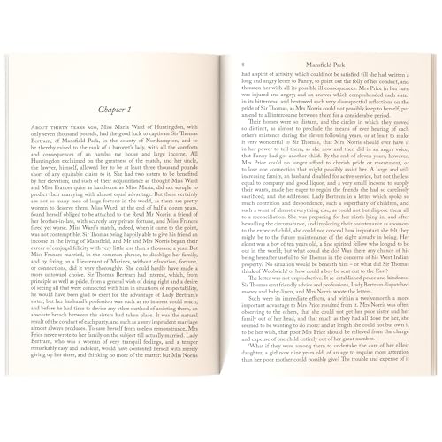 Image of Mansfield Park by Jane Austen | Classic Literature | Unabridged & Complete (336 Pages) | Romantic Fiction Novel for Readers of All Ages (Classic Novels)