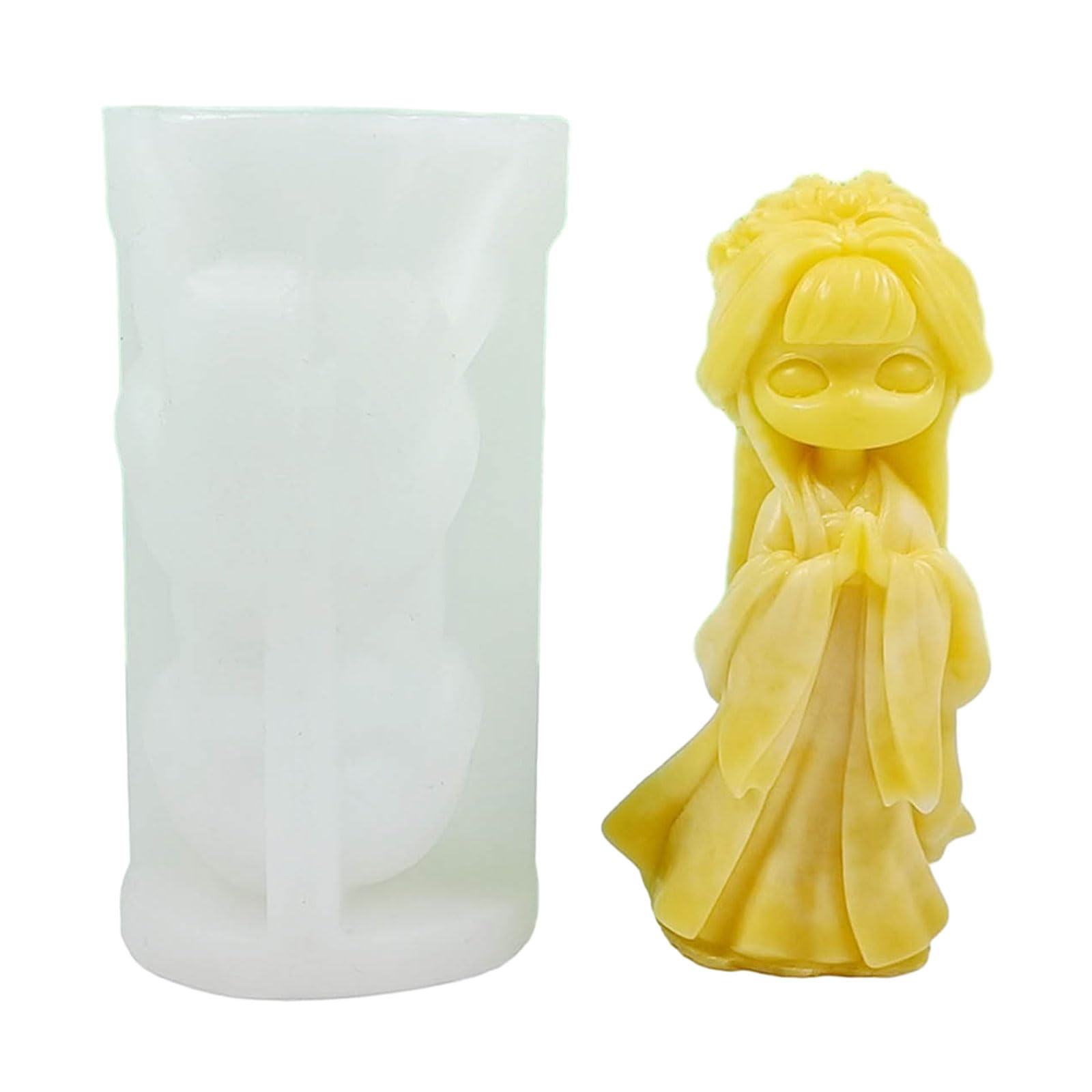 hogtnd Ancient Silicone Candle Molds, Food Grade Silicone Mould, Easy Demoling for Resin Casting, Candle Soap Making, Silicone Resin Molds