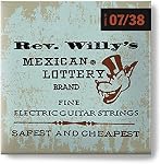 Dunlop RWN0738 Reverend Willy Extra Light Coated Steel Electric Guitar Strings, .007-.038 Gauge
