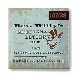 Dunlop RWN0738 Reverend Willy Electric Guitar Strings – Extra Light - Les Beatles, Paul McCartney, John Lennon, RIngo Starr, George Harrison