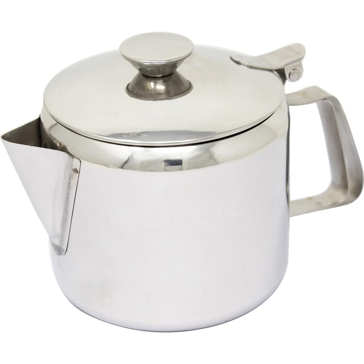 Boxed Stainless Steel Mirror Finish 24 Oz/0.75 litres Tea Pot | Mirror Finish Easy to Clean - Perfect for Tea and Coffee