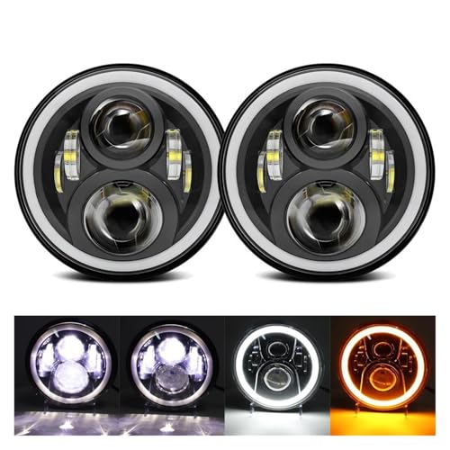 Phare LED DRL 7 pouces feu circulation diurne 50W Mercedes Benz G55