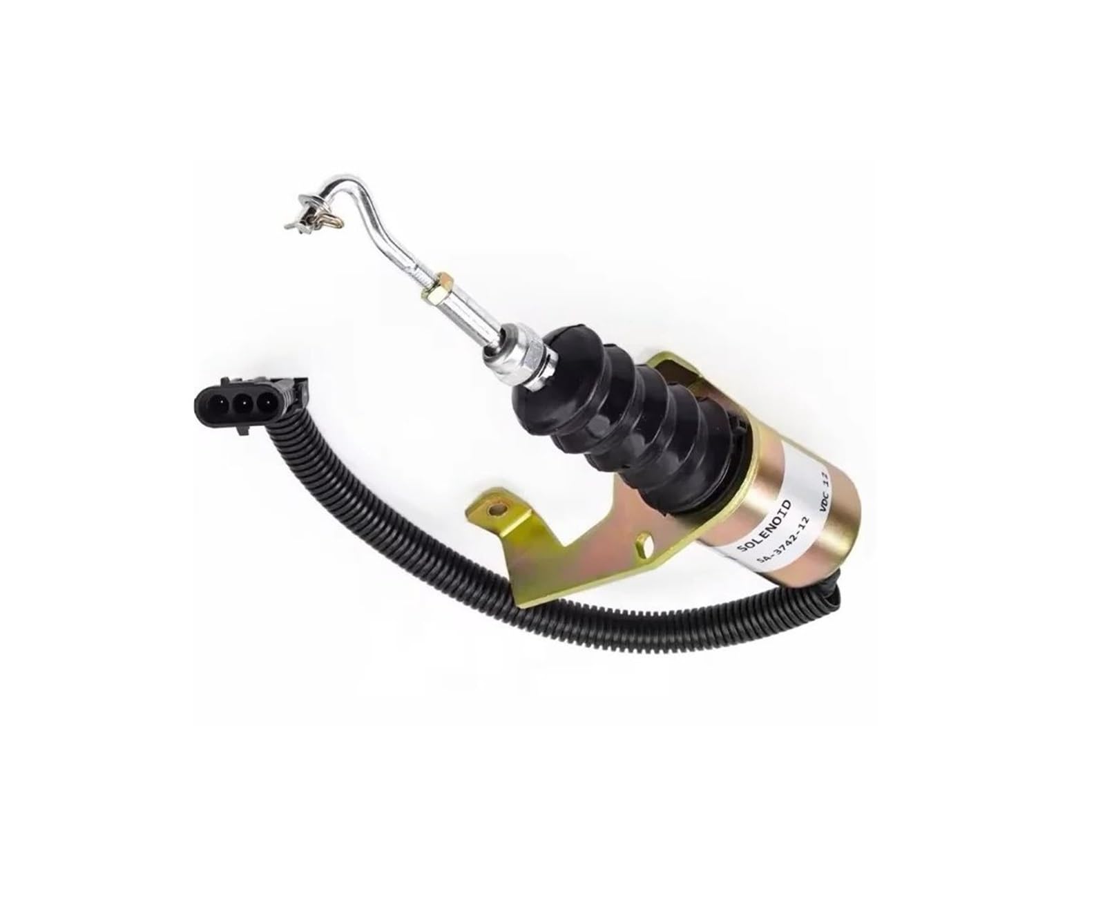 Solenoide de corte de combustible SA-3742 12 Válvula solenoide de parada de combustible del motor diésel Interruptor solenoide Válvula magnética