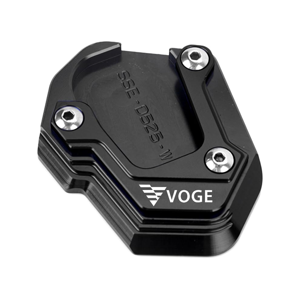 Per Voge 900 DSX 500 525 625 900 DSX 900DSX 625DSX 525DSX DSX900 2023 2024 2025 2026, piastra di estensione per cavalletto laterale per moto, pad di supporto allargato per cavalletto, accessori (nero)