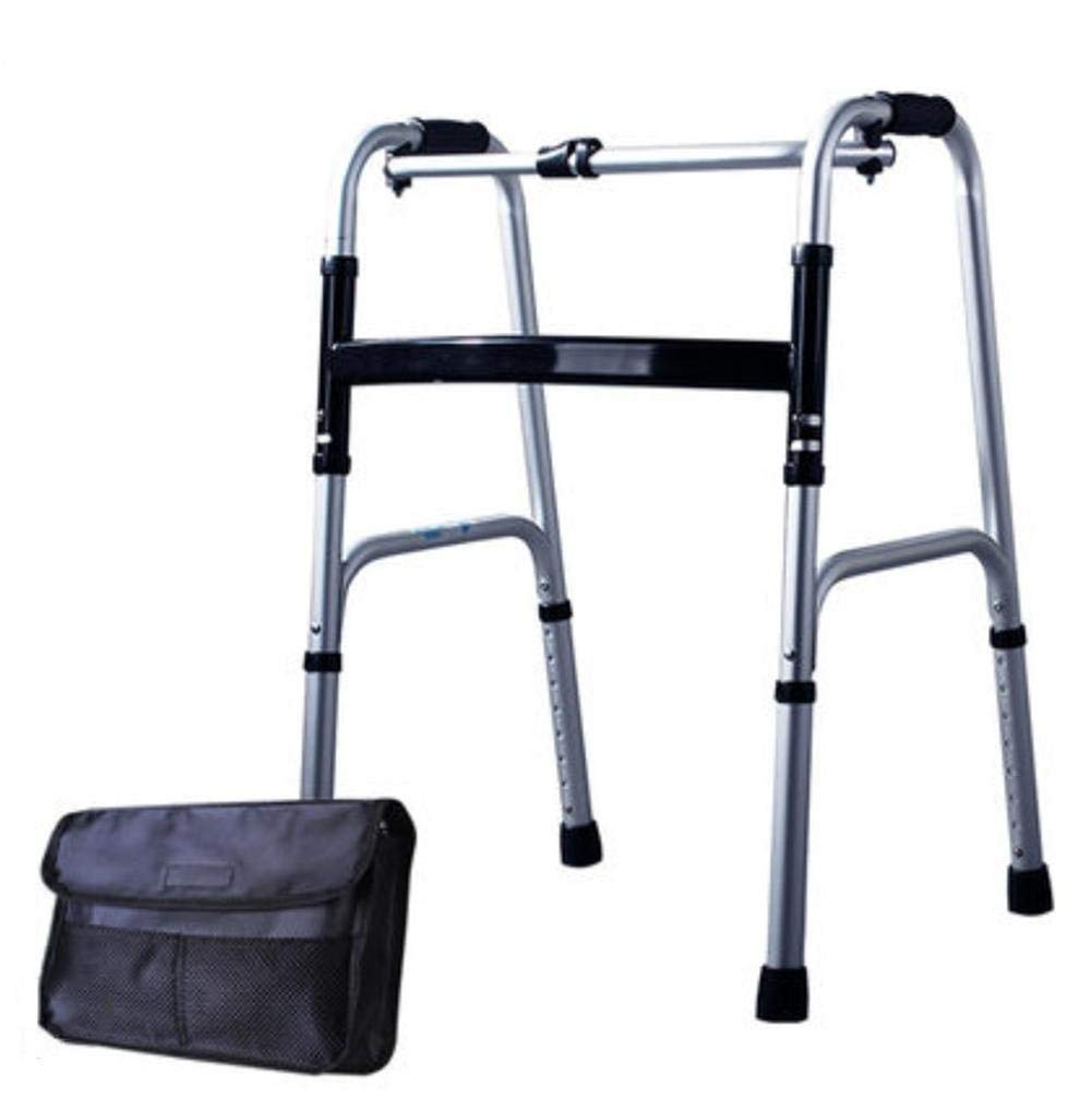 Andador Plegable de Aluminio Ligero sin Ruedas: Altura Ajustable, ayudas para la Movilidad, Andador con Ruedas Interesting