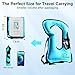 Rrtizan Snorkel Vest, Adults Portable Inflatable Swim Vest Jackets for Snorkeling Swimming Diving Safety