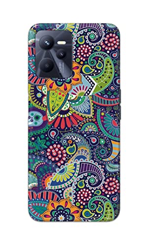 Image of Printed Hard Back Cover Case for Realme Narzo 50A Prime Back Cover (Miraculous Patterns) -1803