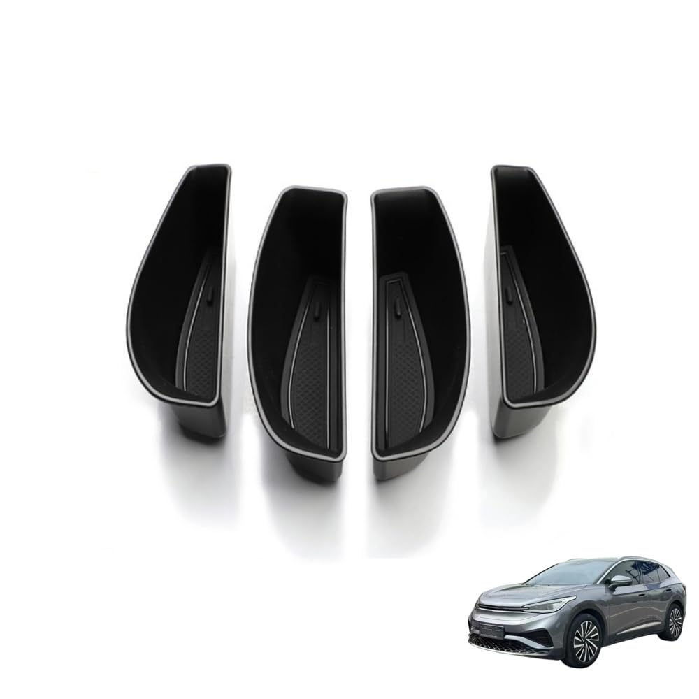 Wbukwe Door Handle Storage Compartments (Front And Rear Doors) Car Center Console Storage Box,For Id.4x
