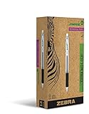 Zebra Jimnie Clip Mechanical Pencil, 0.5mm Lead, Refillable, Translucent/Black (52510)
