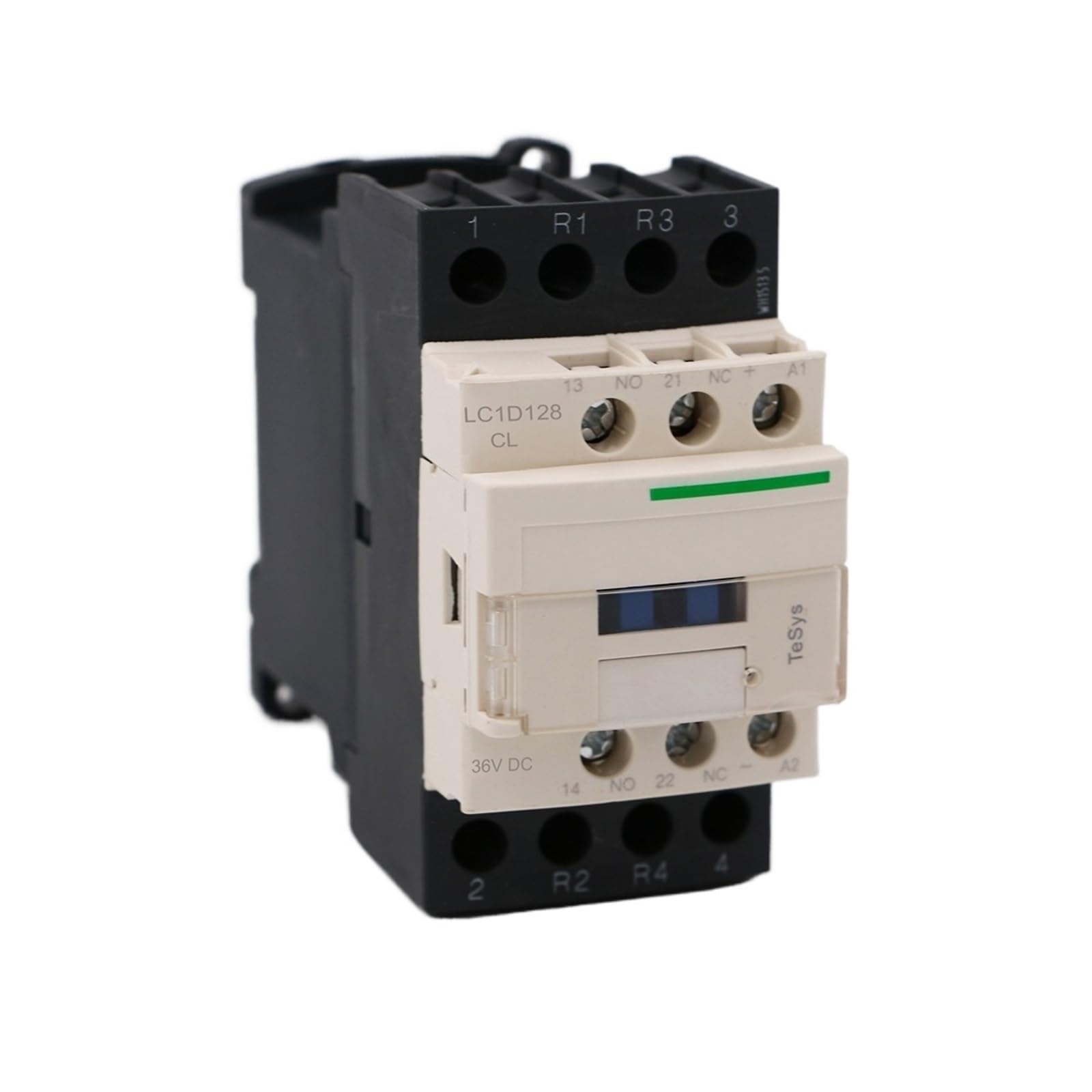 mXCDtRptJ LC1D128CL DC magnetic Contactor 4P 2NO+2NC LC1-D128CL 25A 36V DC coil