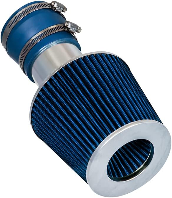 RSG CHROME PIPE with BLUE Short Ram Intake Kit with Filter Compatible For 04-08 Grand Prix 3.8 V6