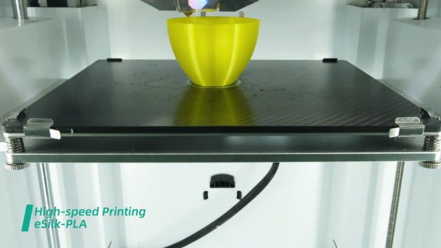 Image of eSUN Silk PLA Filament 1.75mm, Silky Shiny 3D Printer Filament PLA, Dimensional Accuracy + /- 0.05mm, 1KG Spool (2.2 LBS) 3D Printing Filament for 3D Printers, Silk Red